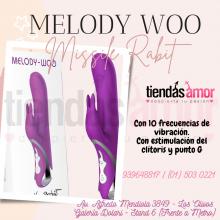 VIBRADORES RABBITS PUNTO G MISSILE MELODY WOO